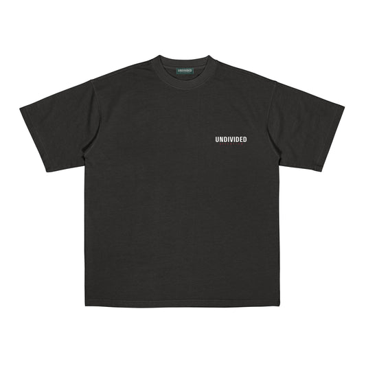 SENSITIVE CONTENT PHOTO GRAPHIC T-SHIRT [UNAT-330-BK]